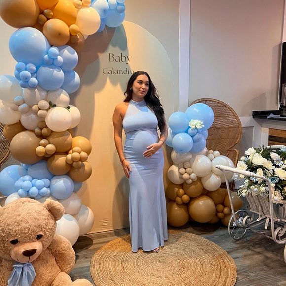 superdown Dresses & Skirts - superdown Jacinta Light Blue Maxi Dress